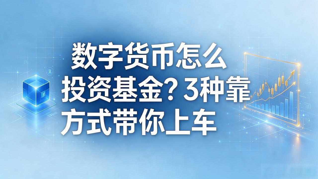 数字货币怎么投资基金？3种靠谱方式带你上车