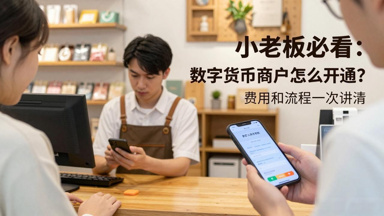 小老板必看:数字人民货币商户怎么开通?费用和流程一次讲清