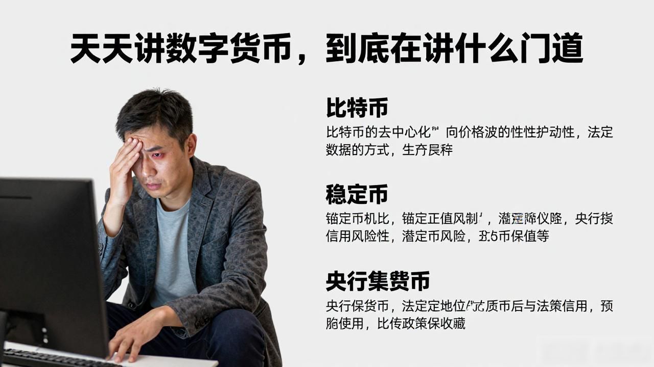 天天讲数字货币，到底在讲什么门道