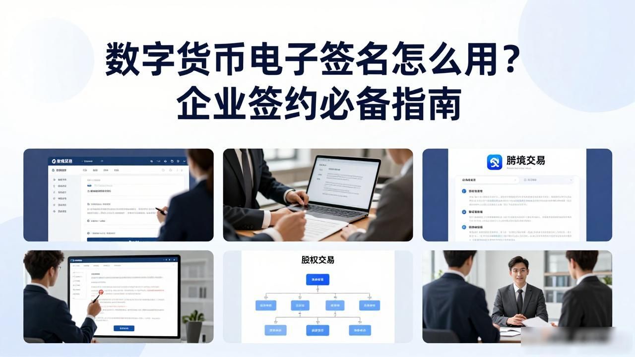 数字货币电子签名怎么用？企业签约必备指南