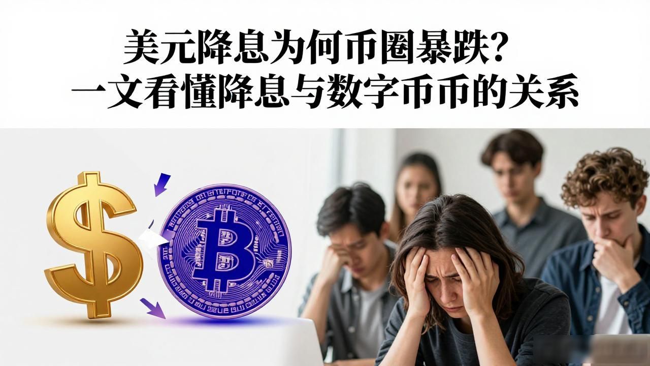 美元降息为何币圈暴跌？一文看懂降息与数字货币的关系