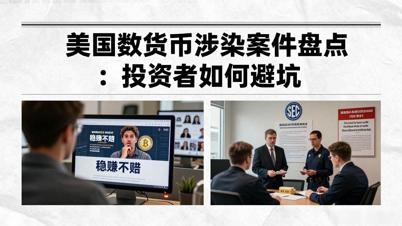 美国数字货币涉案案件盘点：投资者如何避坑