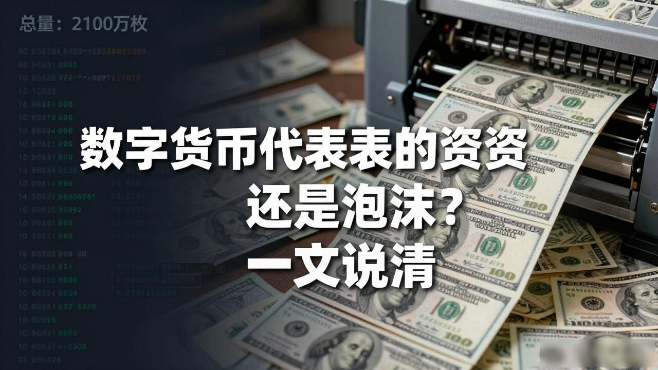 数字货币代表的是资产还是泡沫？一文说清