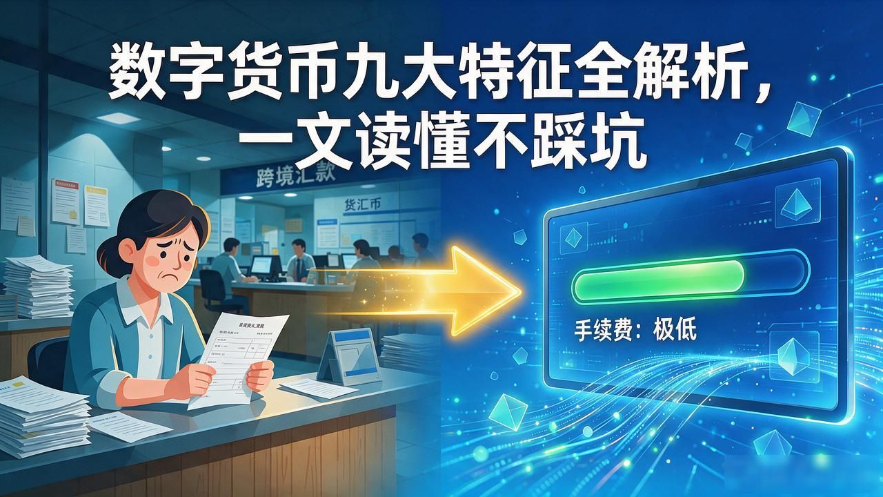 数字货币九大特征全解析，一文读懂不踩坑