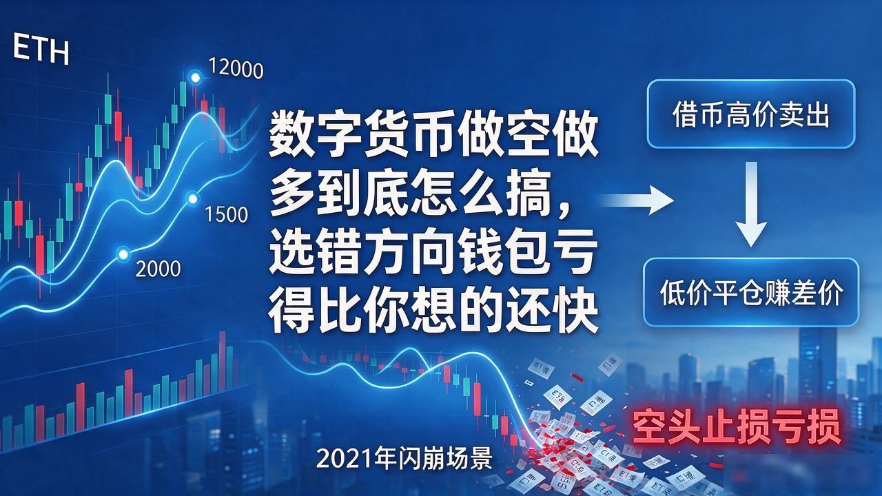 数字货币做空做多到底怎么搞,选错方向钱包亏得比你想的还快