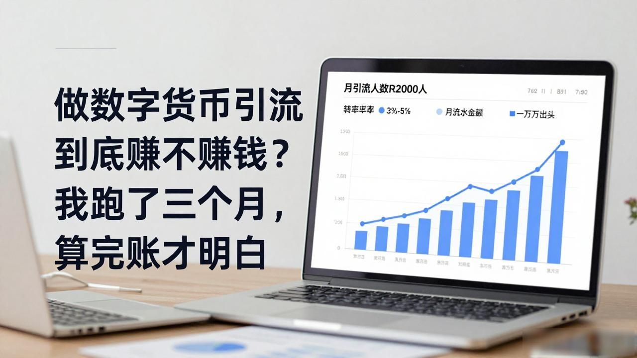 做数字货币引流到底赚不赚钱？我跑了三个月，算完账才明白