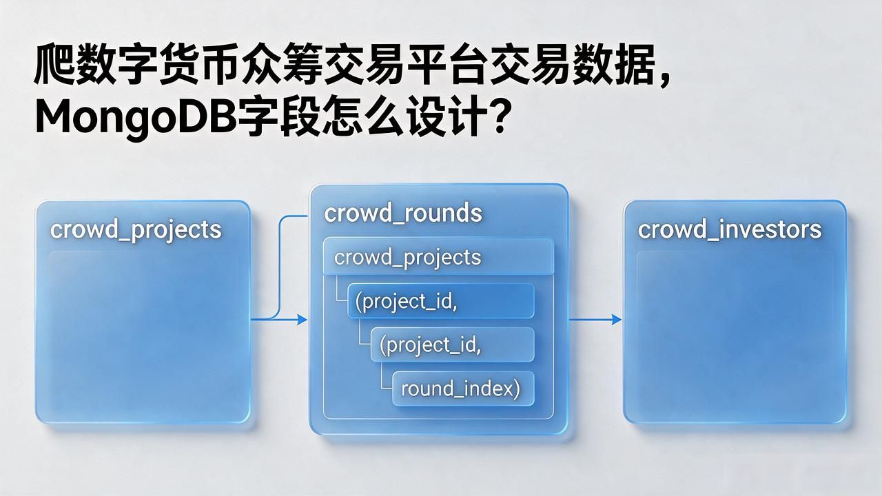 爬数字货币众筹交易平台交易数据，MongoDB字段怎么设计