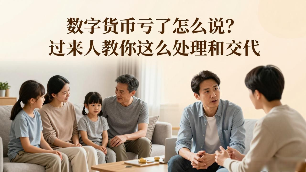 数字货币亏了怎么说？过来人教你这么处理和交代