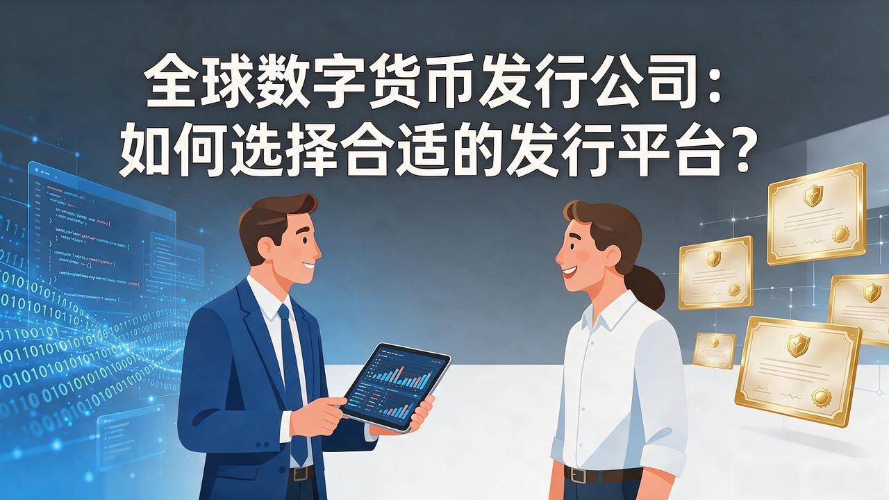 全球数字货币发行公司：如何选择合适的发行平台？