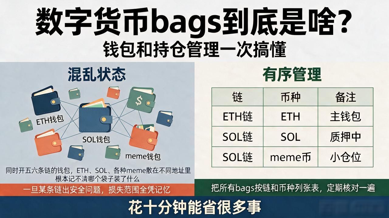 数字货币bags到底是啥？钱包和持仓管理一次搞懂