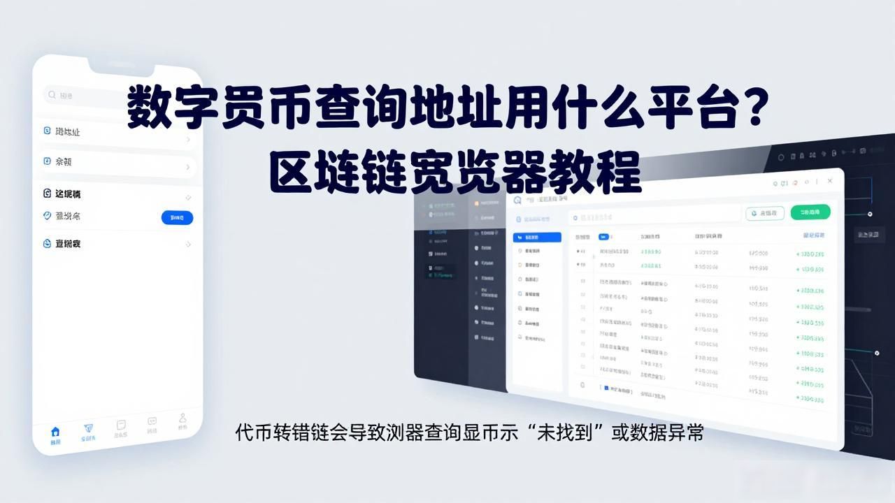 数字货币查询地址用什么平台？区块链浏览器教程