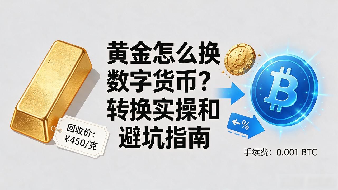 黄金怎么换数字货币?转换实操和避坑指南