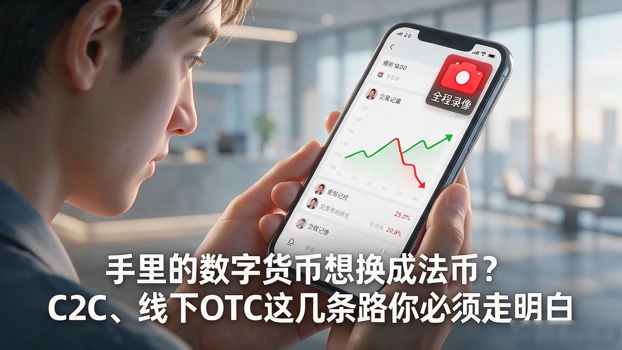手里的数字货币想换成法币？C2C、线下OTC这几条路你必须走明白