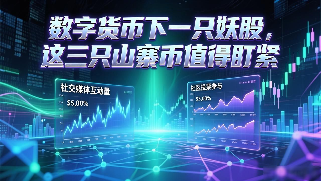 数字货币下一只妖股，这三只山寨币值得盯紧