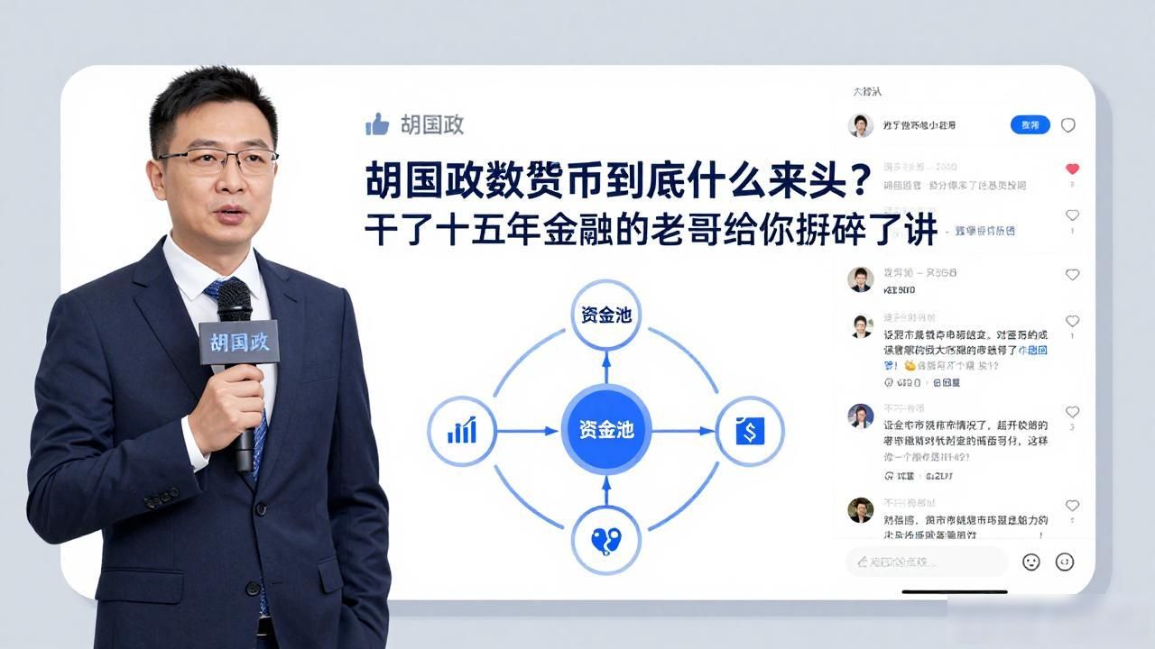 胡国政数字货币到底什么来头？干了十五年金融的老哥给你掰碎了讲