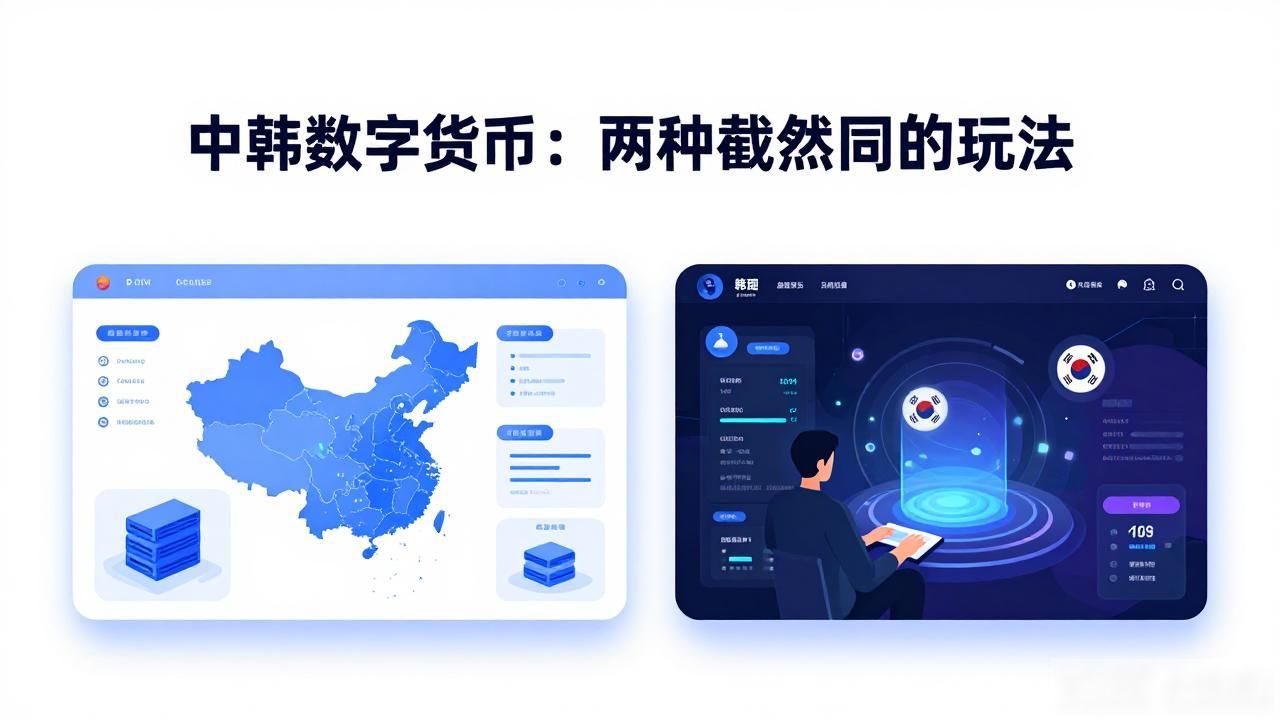 中韩数字货币：两种截然不同的玩法