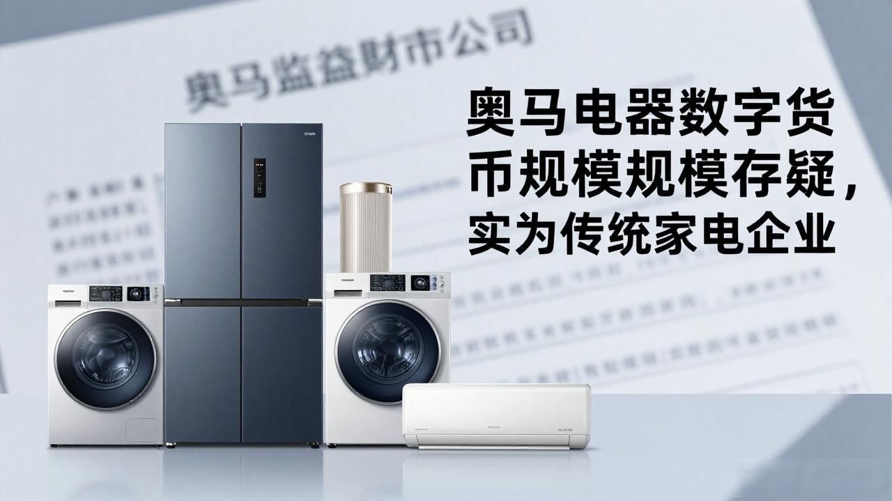 奥马电器数字货币规模存疑，实为传统家电企业