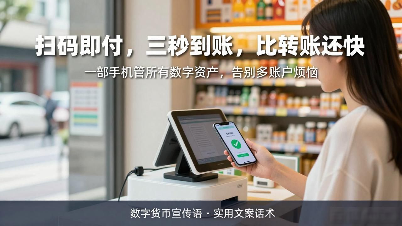 找数字货币宣传语？这些实用文案话术从海报到朋友圈都能用
