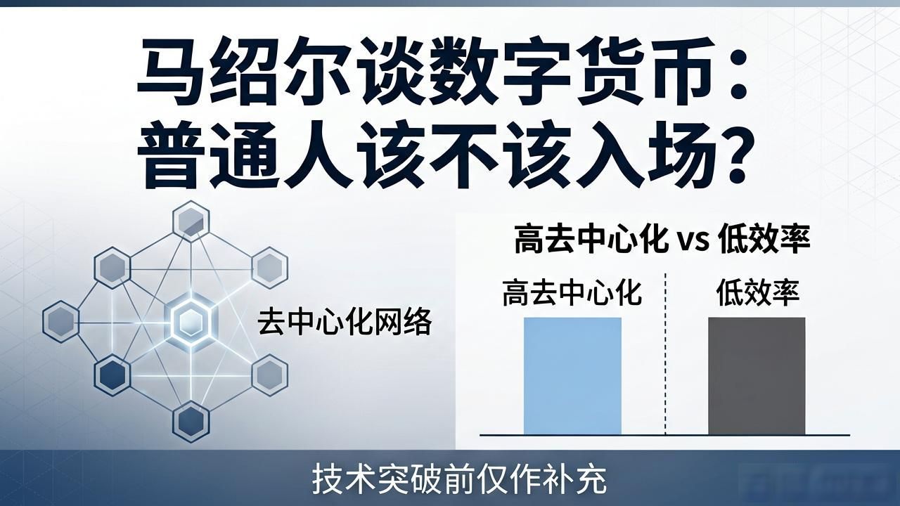 马绍尔谈数字货币:普通人该不该入场?