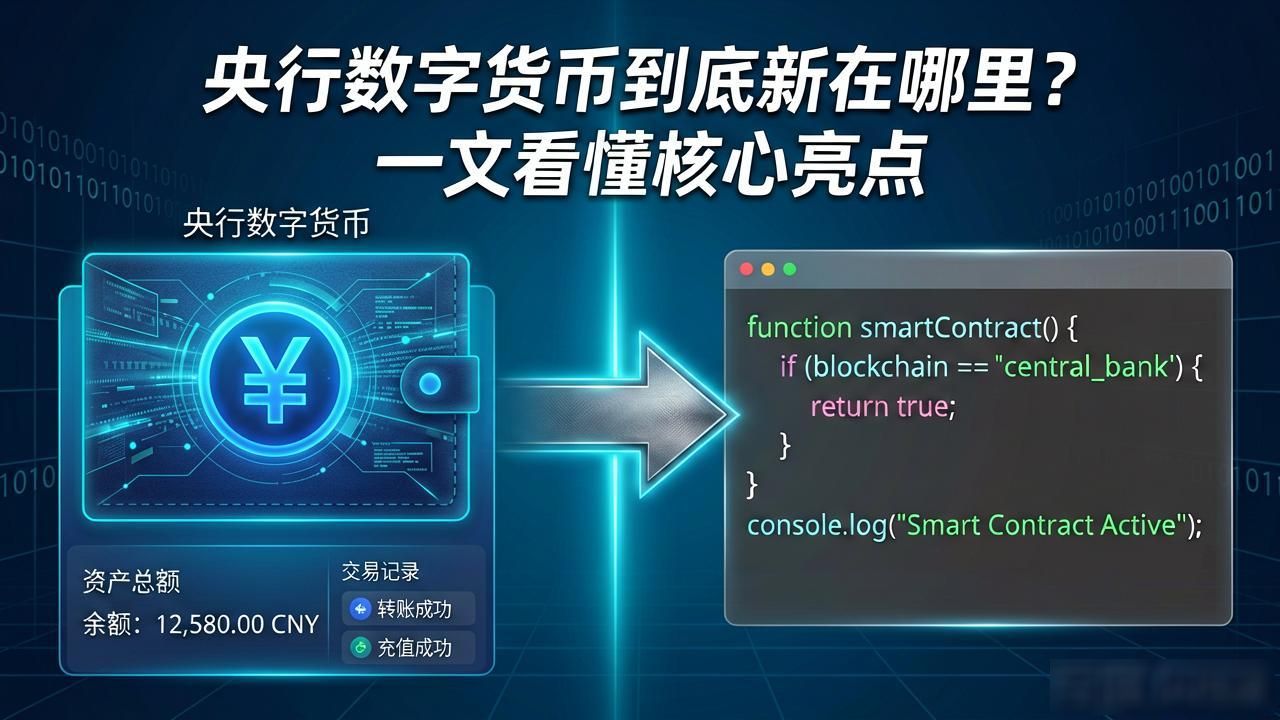 央行数字货币到底新在哪里？一文看懂核心亮点