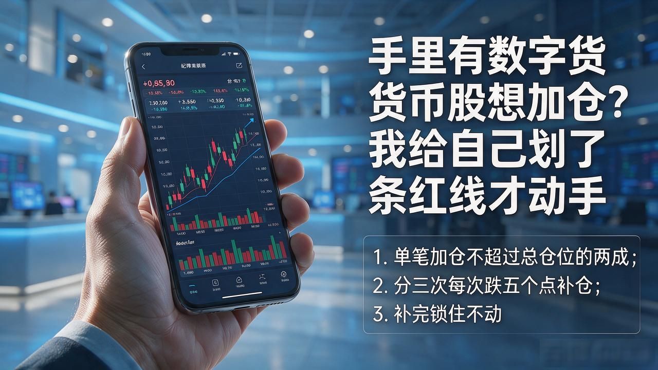 手里有数字货币股想加仓？我给自己划了条红线才动手