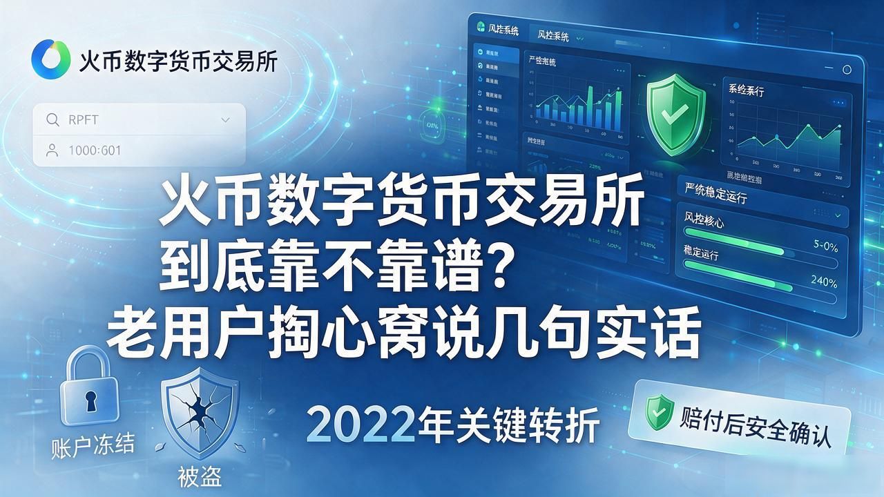 火币数字货币交易所到底靠不靠谱？老用户掏心窝说几句实话