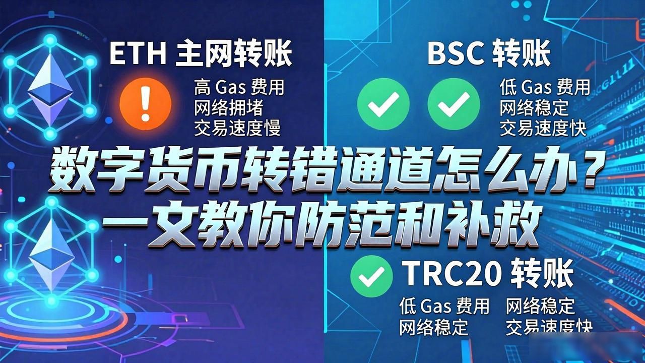 数字货币转错通道怎么办？一文教你防范和补救