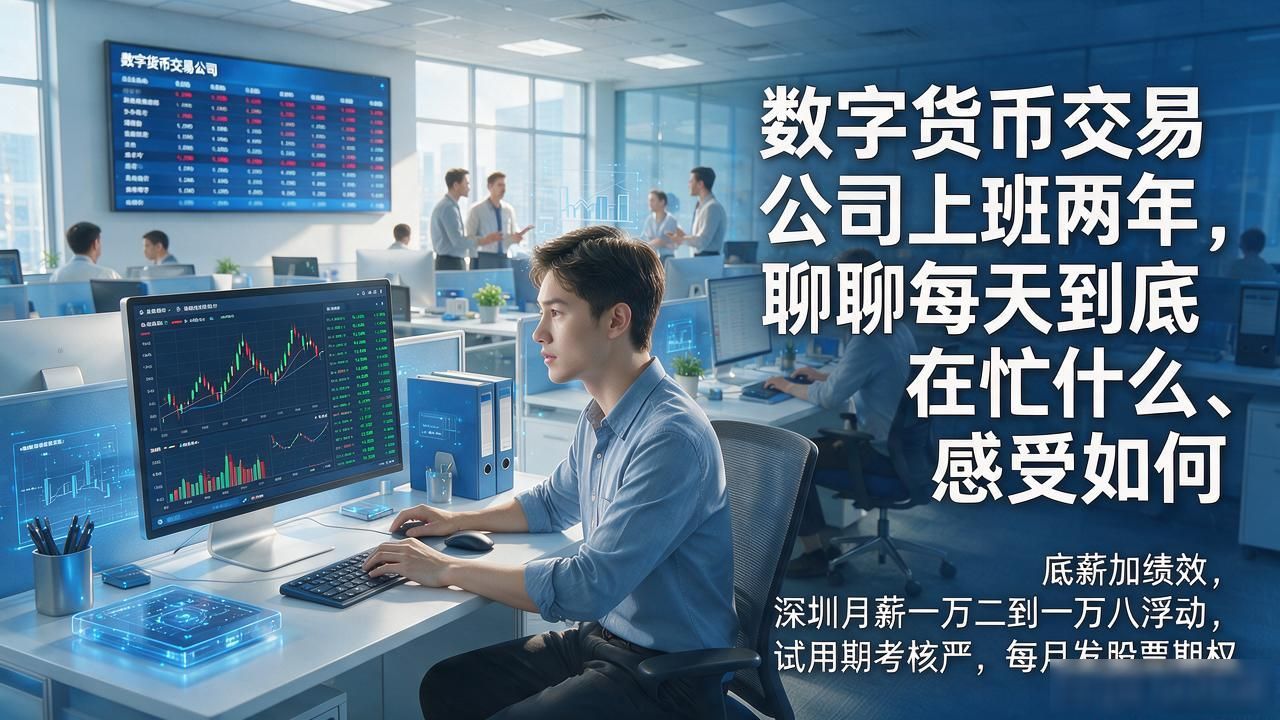 数字货币交易公司上班两年，聊聊每天到底在忙什么、感受如何
