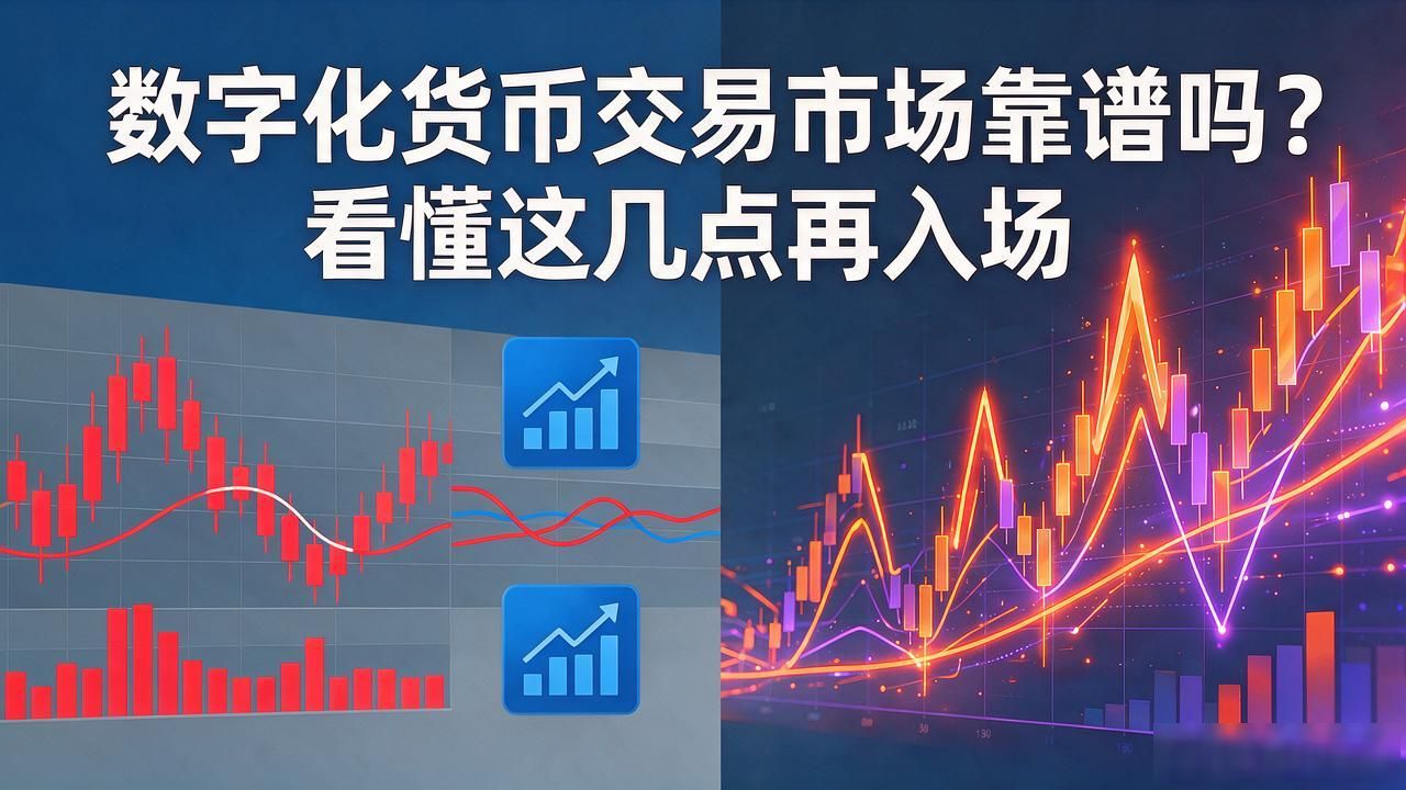 数字化货币交易市场靠谱吗？看懂这几点再入场