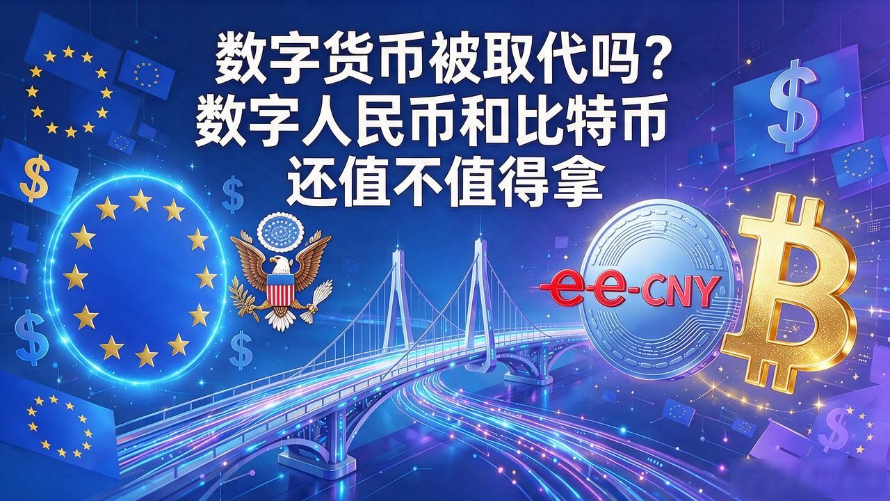 数字货币被取代吗？数字人民币和比特币还值不值得拿