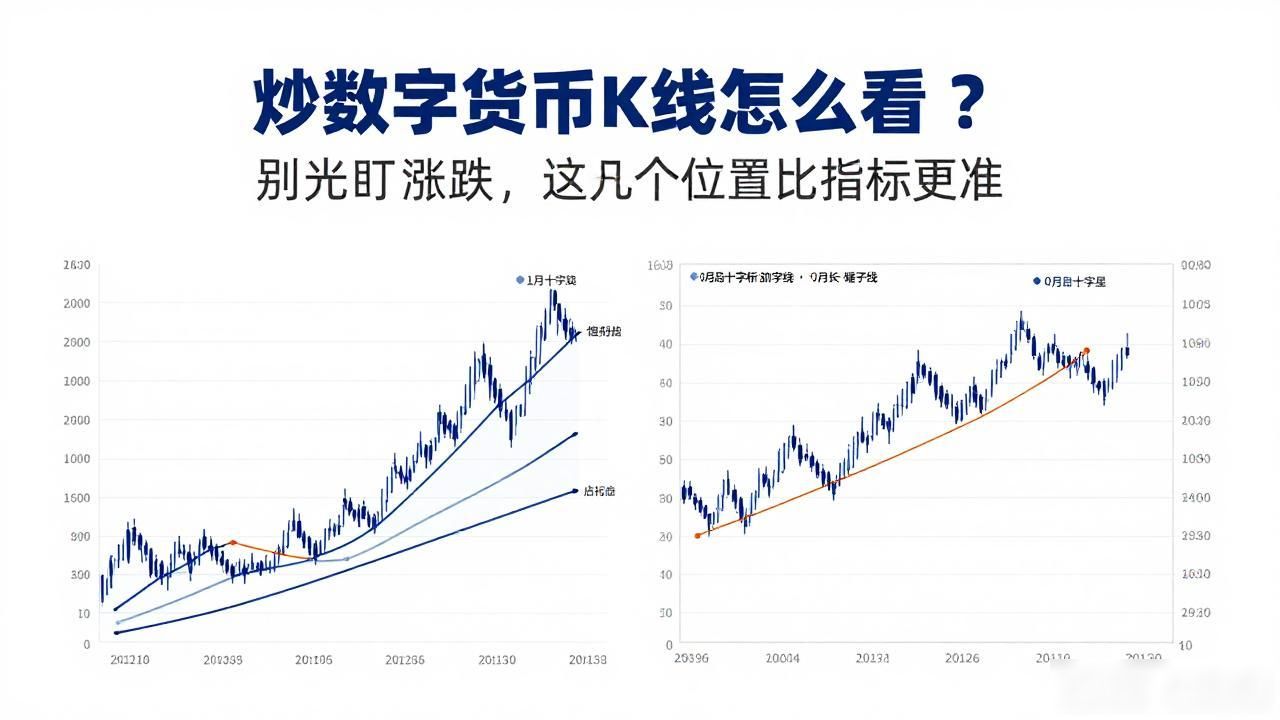 炒数字货币K线怎么看？别光盯涨跌，这几个位置比指标更准