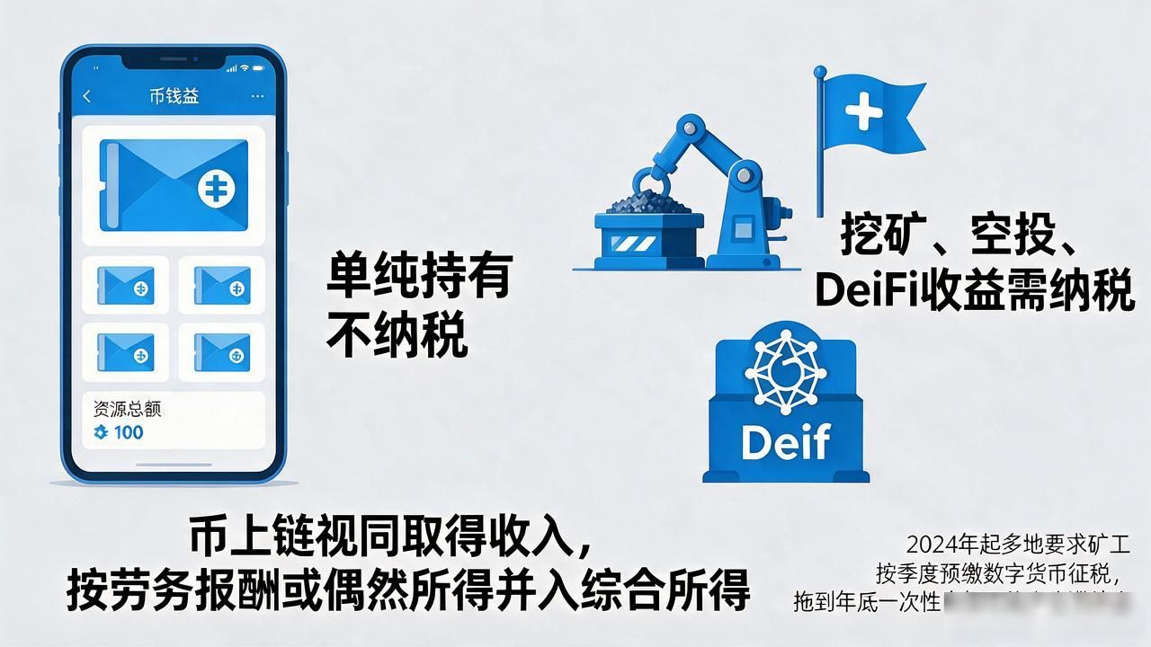 数字货币到底怎么交税？买卖持有挖矿征税规则一次讲清