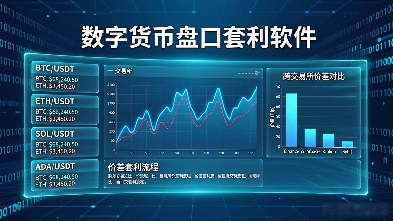 数字货币盘口套利软件哪个好用？跨交易所价差套利攻略
