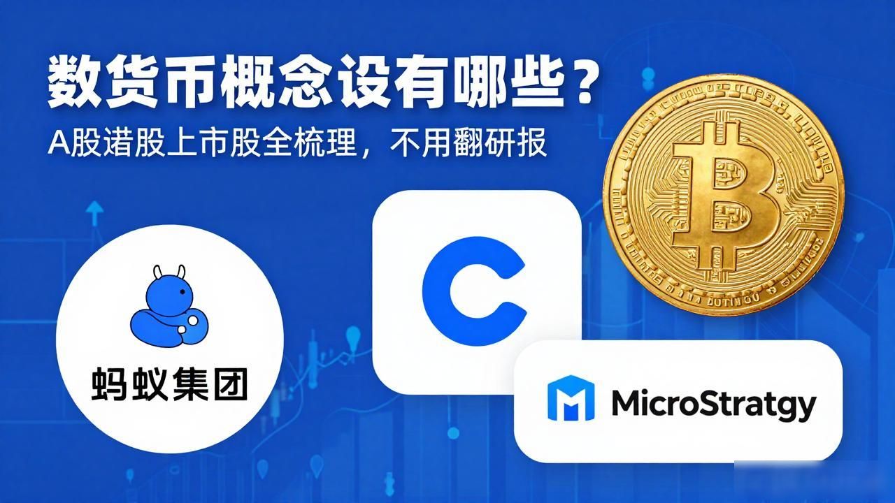 数字货币概念股有哪些？A股港股上市股全梳理，不用翻研报