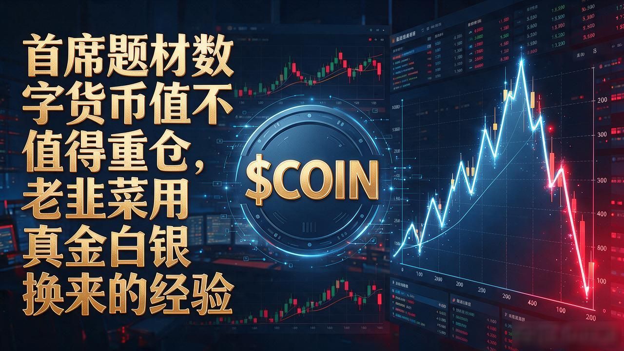 首席题材数字货币值不值得重仓，老韭菜用真金白银换来的经验