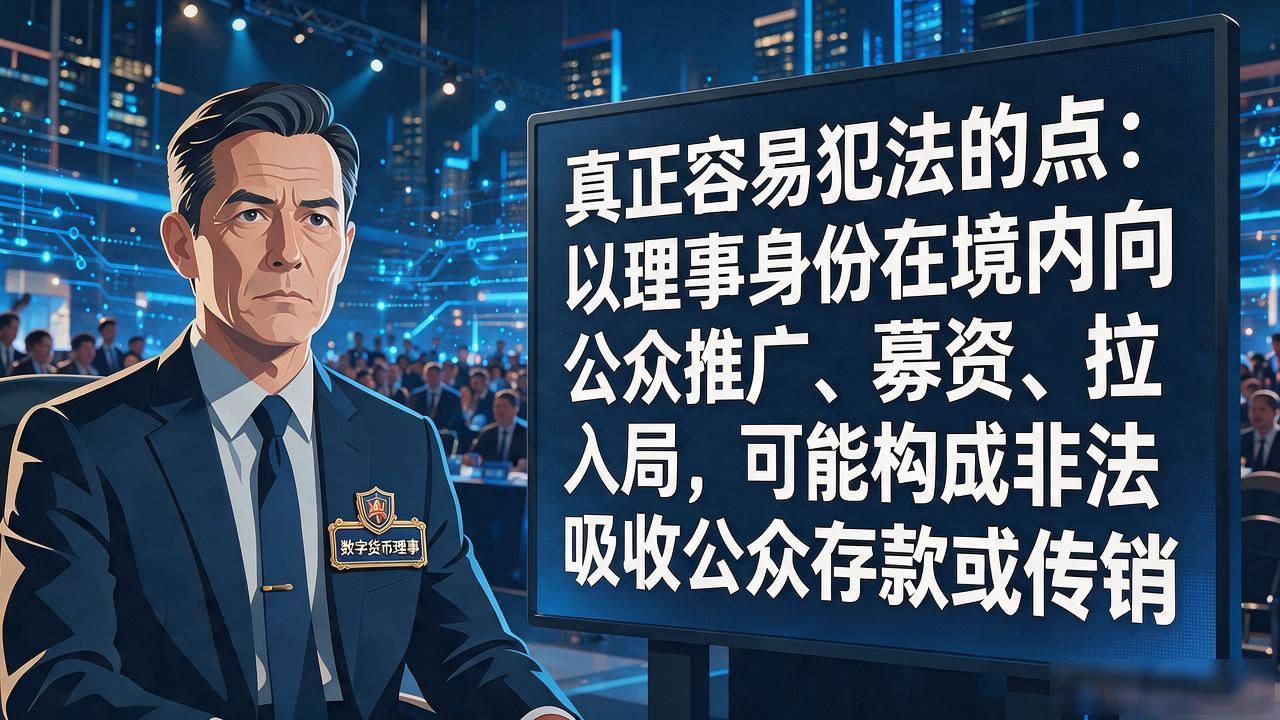 数字货币理事犯法吗？做理事到底算不算违法，搞不清这几点很容易翻车