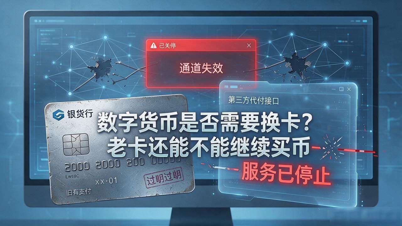 数字货币是否需要换卡？老卡还能不能继续买币