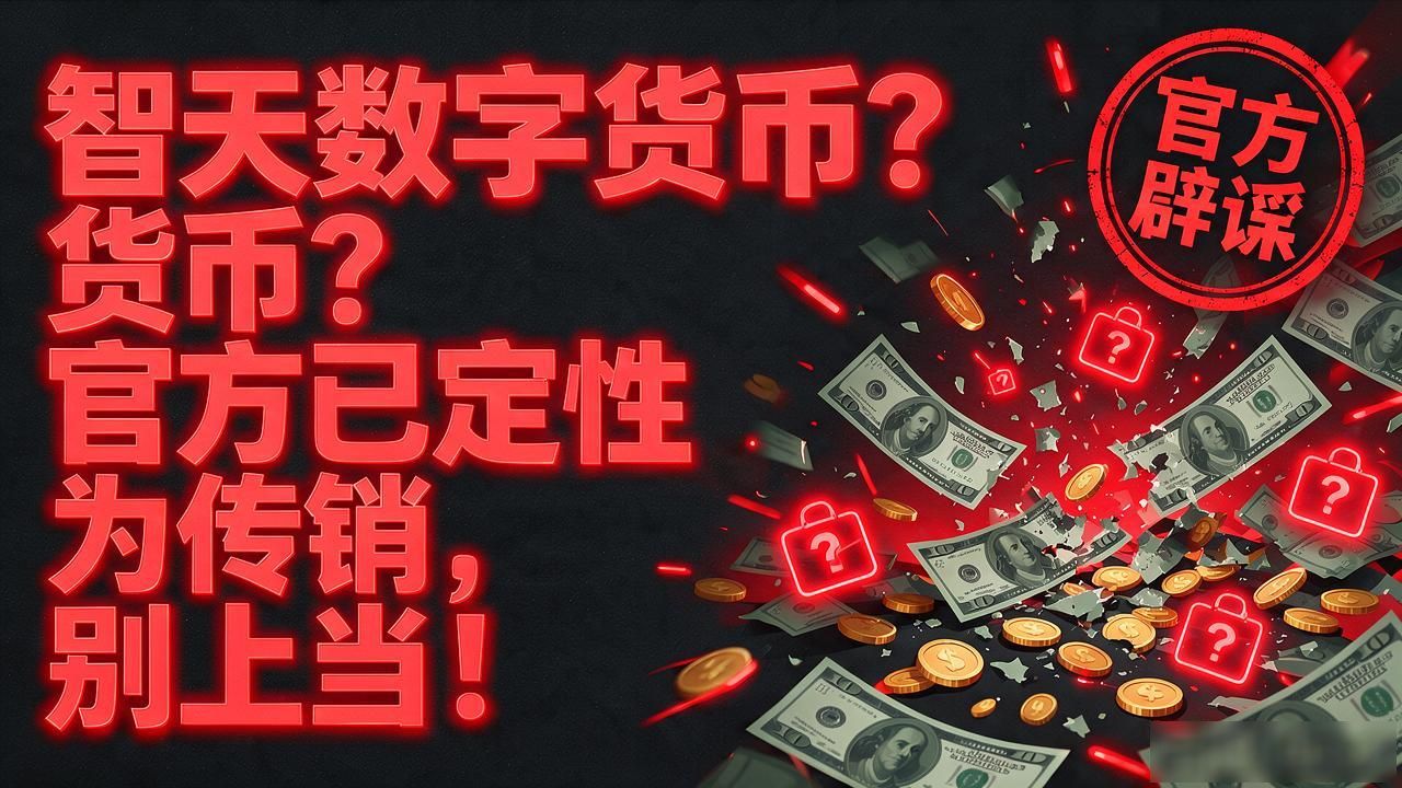 智天数字货币？官方已定性为传销，别上当！