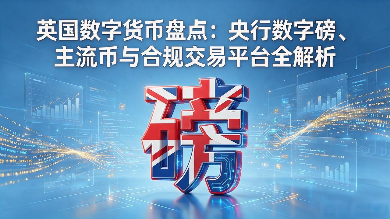 英国数字货币盘点：央行数字磅、主流币与合规交易平台全解析