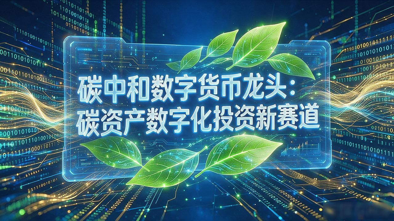 碳中和数字货币龙头：碳资产数字化投资新赛道