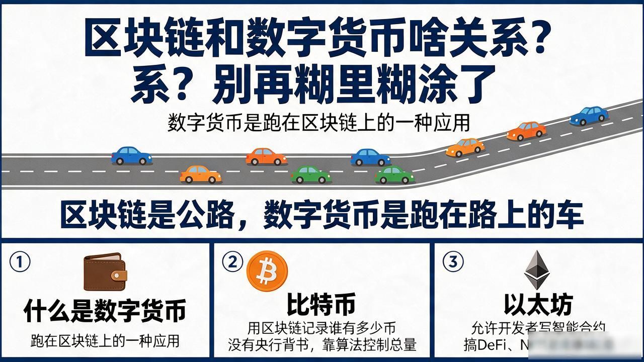 区块链和数字货币啥关系？别再糊里糊涂了