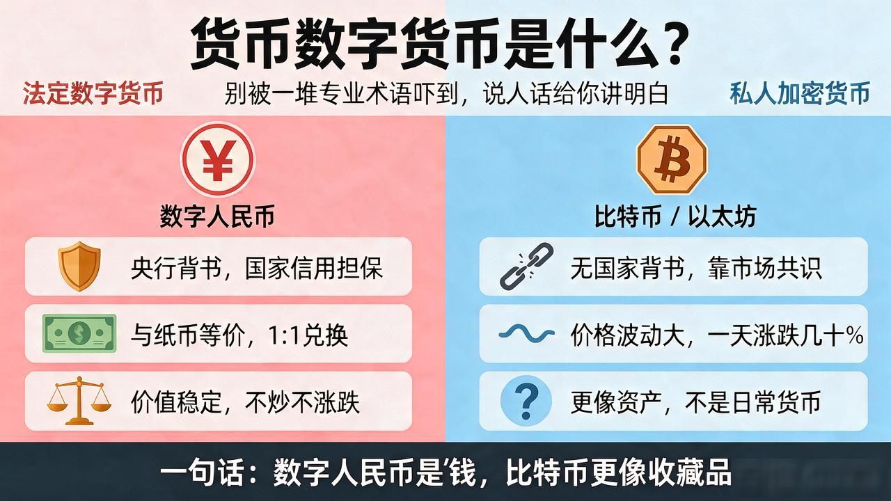 货币数字货币是什么？别被一堆专业术语吓到，说人话给你讲明白