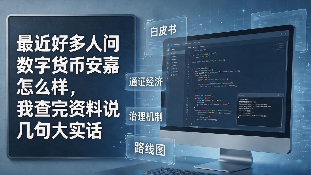 最近好多人问数字货币安嘉币怎么样，我查完资料说几句大实话