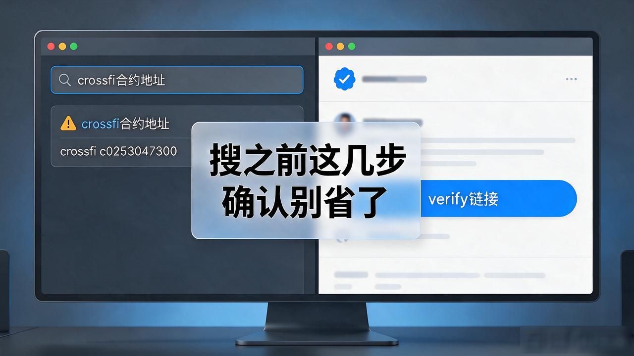 想找crossfi合约地址？搜之前这几步确认别省了