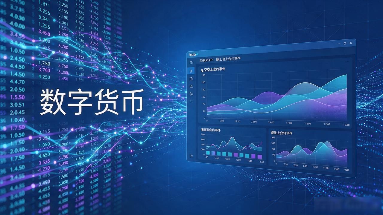 数字货币用kdb+，交易数据处理快人一步