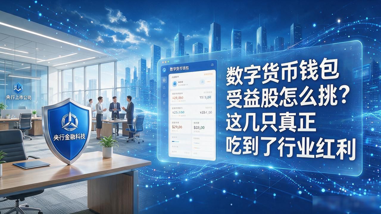 数字货币钱包受益股怎么挑？这几只真正吃到了行业红利