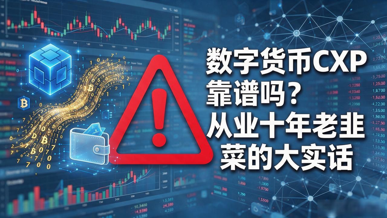 数字货币CXP靠谱吗？从业十年老韭菜的大实话