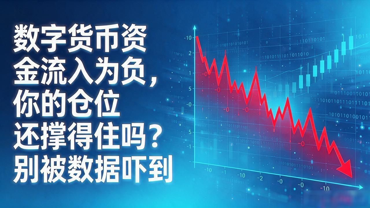 数字货币资金流入为负，你的仓位还撑得住吗？别被数据吓到