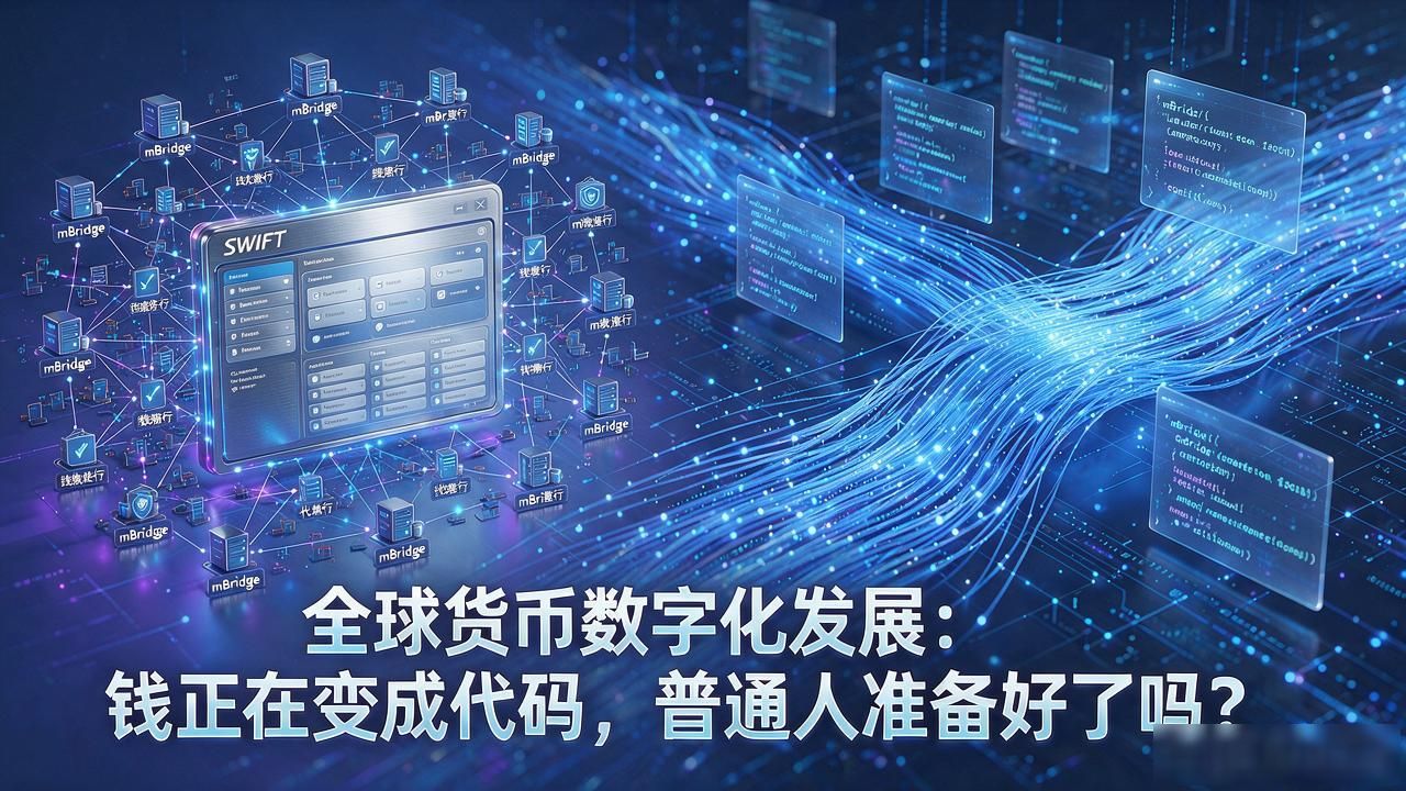 全球货币数字化发展：钱正在变成代码，普通人准备好了吗？